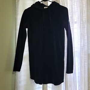 Garage. Navy blue velvet sweater/dress